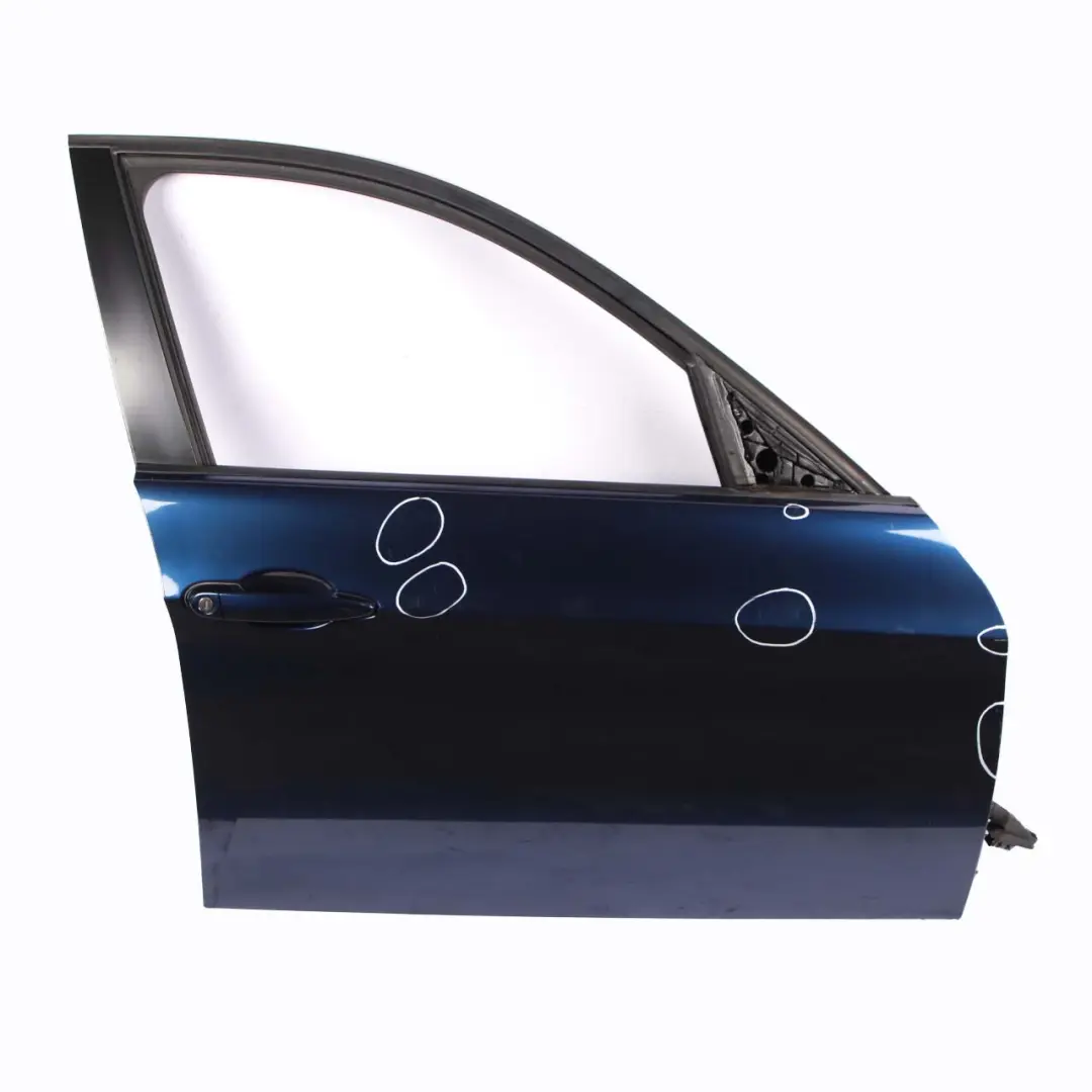 BMW E90 E91 Door Front Right O/S Tiefseeblau Deep Sea Blue Metallic - A76 - SKU 7203644-DSB1 - Part number 7203644