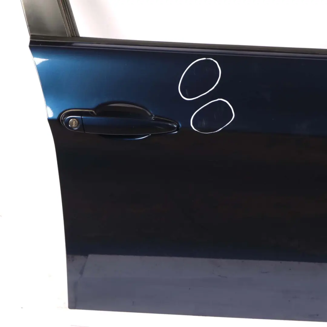 BMW E90 E91 Door Front Right O/S Tiefseeblau Deep Sea Blue Metallic - A76 - SKU 7203644-DSB1 - Part number 7203644