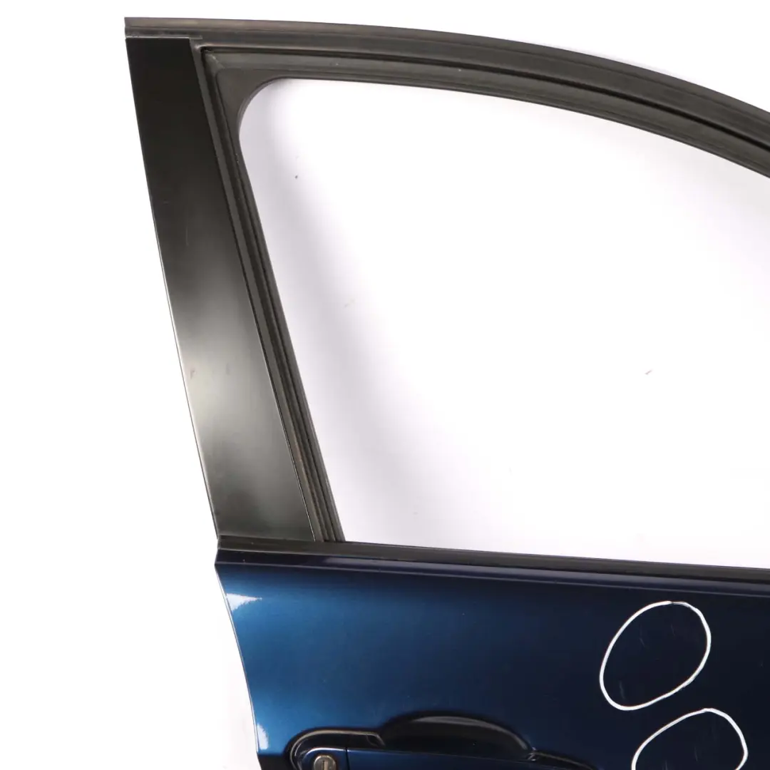 Door Front Right O/S Tiefseeblau Deep Sea Blue Metallic - A76 to BMW E90 E91 with Part number 7203644 BMW E90 E91 Door Front Right O/S Tiefseeblau Deep Sea Blue Metallic - A76 - SKU 7203644-DSB1 - Part number 7203644