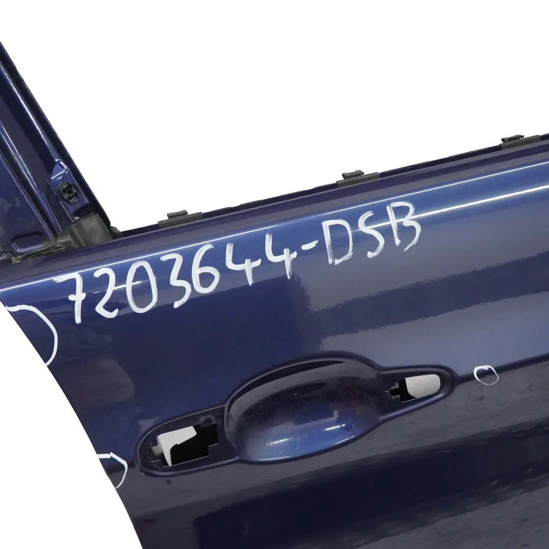 BMW E90 E91 Door Front Right O/S Tiefseeblau Deep Sea Blue Metallic - A76 - SKU 7203644-DSB - Part number 7203644