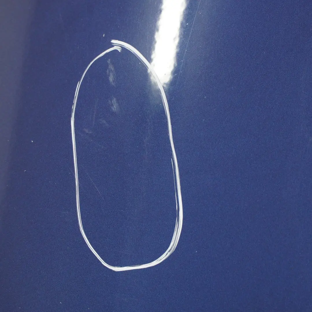 BMW E90 E91 Door Front Right O/S Tiefseeblau Deep Sea Blue Metallic - A76 - SKU 7203644-DSB - Part number 7203644