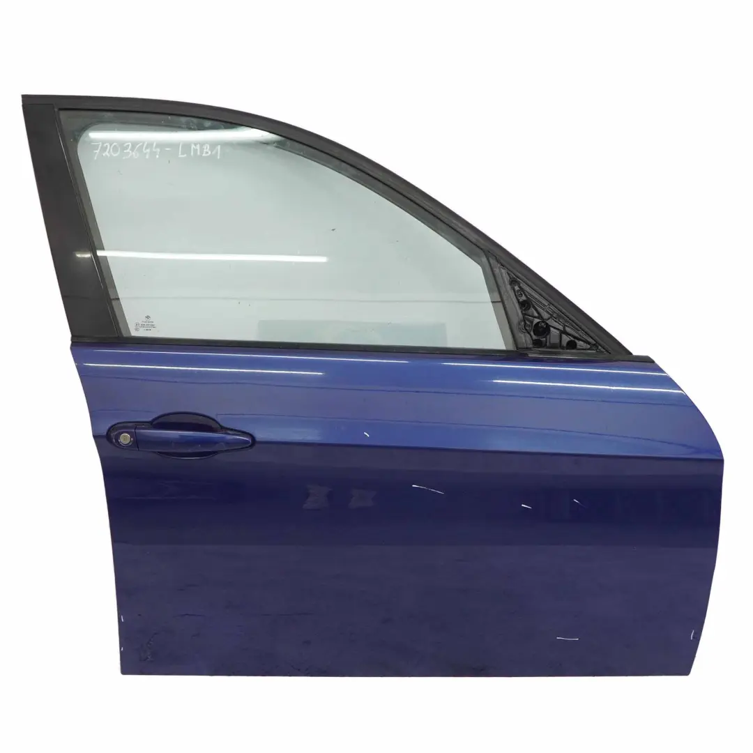 Puerta Delantera Derecha Le Mans Azul Blau Metalizado - 381 para BMW E90 E91 con número de pieza 7203644 BMW E90 E91 Puerta Delantera Derecha Le Mans Azul Blau Metalizado - 381 - SKU 7203644-LMB1 - Número de pieza 7203644
