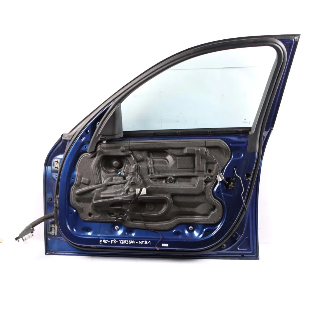 Door Front Right O/S Montegoblau Montego Blue Blau - A51 to BMW 3 Series E90 E91 1 with Part number 7203644 BMW 3 Series E90 E91 1 Door Front Right O/S Montegoblau Montego Blue Blau - A51 - SKU 7203644-MTB1 - Part number 7203644