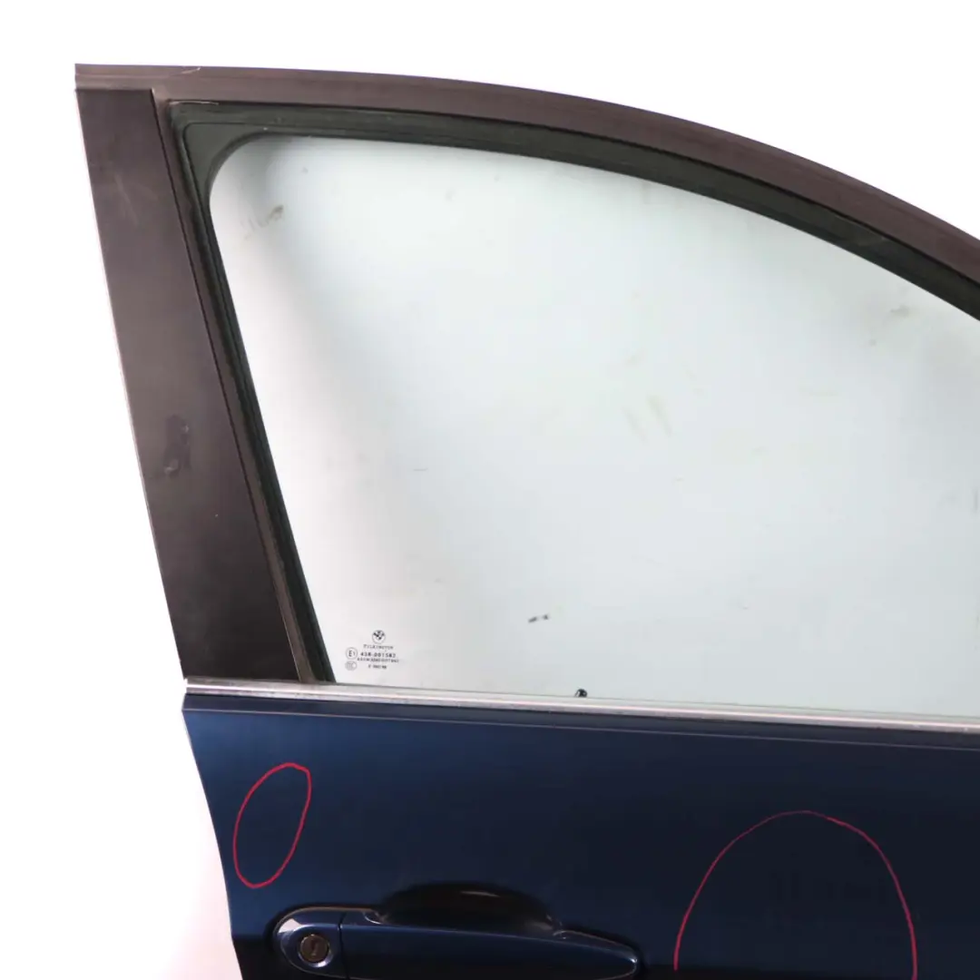 Door Front Right O/S Mysticblau Mystic Blue Metallic - A07 to BMW 3 Series E90 E91 with Part number 7203644 BMW 3 Series E90 E91 Door Front Right O/S Mysticblau Mystic Blue Metallic - A07 - SKU 7203644-MYS1 - Part number 7203644