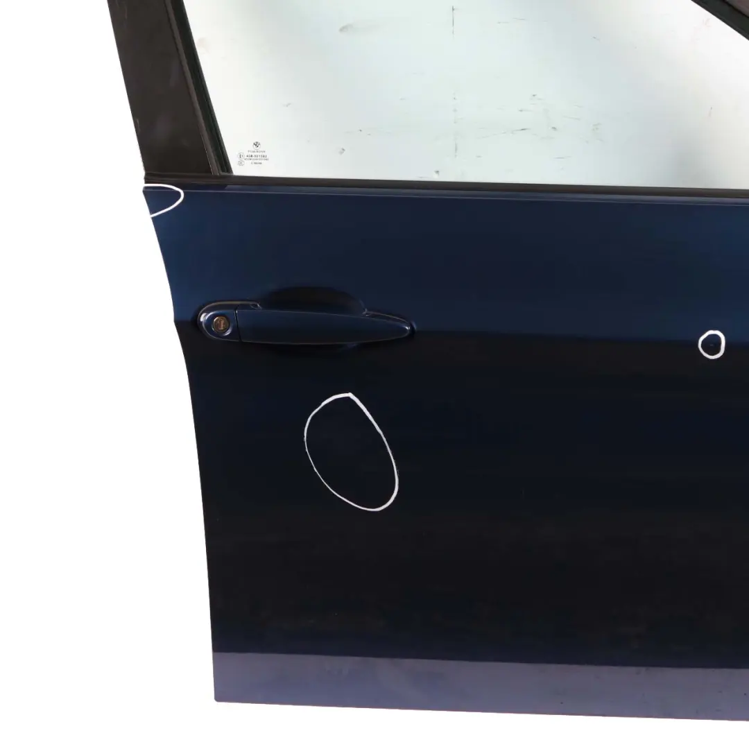 BMW 3 Series E90 E91 Door Front Right O/S Mysticblau Mystic Blue Metallic - A07 - SKU 7203644-MYS - Part number 7203644