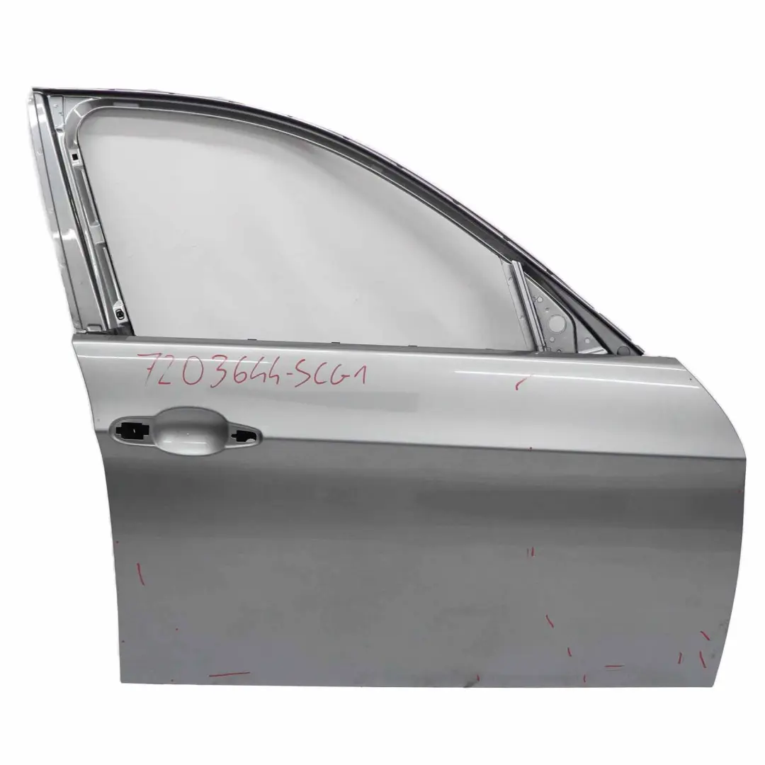 Door Front Right O/S Spacegrau Space Grey Metallic - A52 to BMW E90 E91 with Part number 7203644 BMW E90 E91 Door Front Right O/S Spacegrau Space Grey Metallic - A52 - SKU 7203644-SCG1 - Part number 7203644