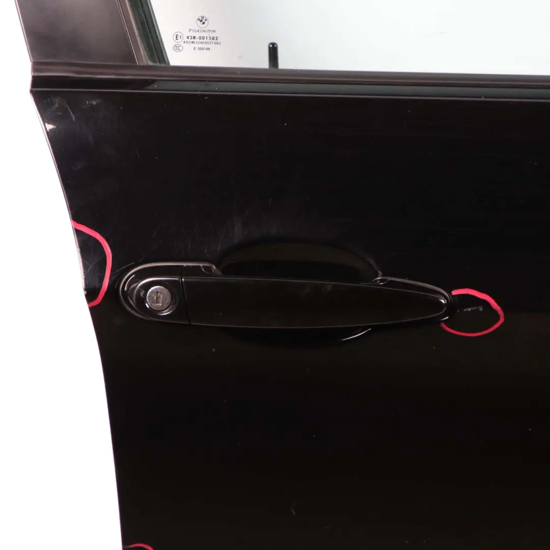Door Front Right O/S Black Schwarz 2 - 668 to BMW 3 E90 E91 with Part number 7203644 BMW 3 E90 E91 Door Front Right O/S Black Schwarz 2 - 668 - SKU 7203644-SCH - Part number 7203644