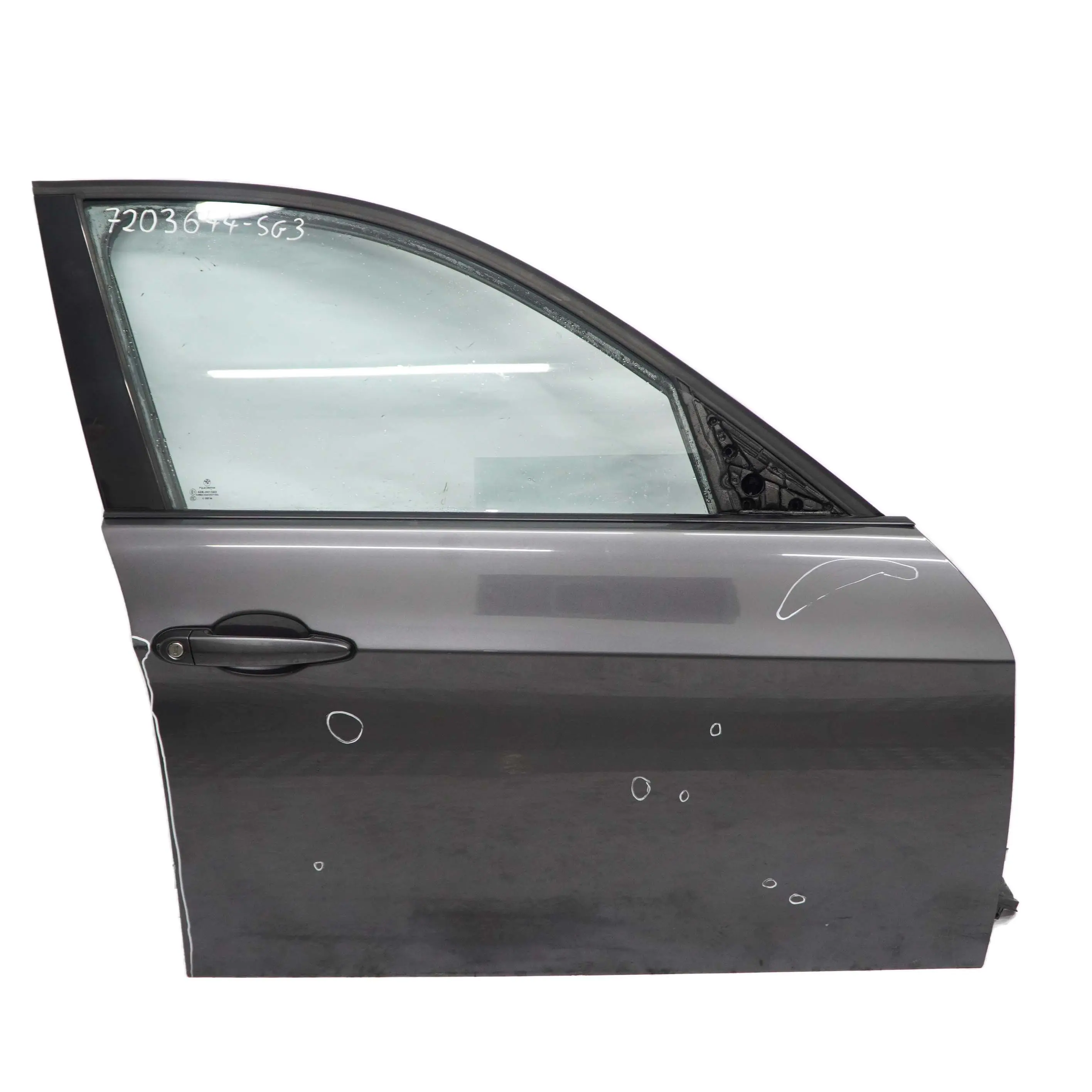 BMW E90 E91 Puerta Delantera Derecha Sparkling Graphite Metallic - A22