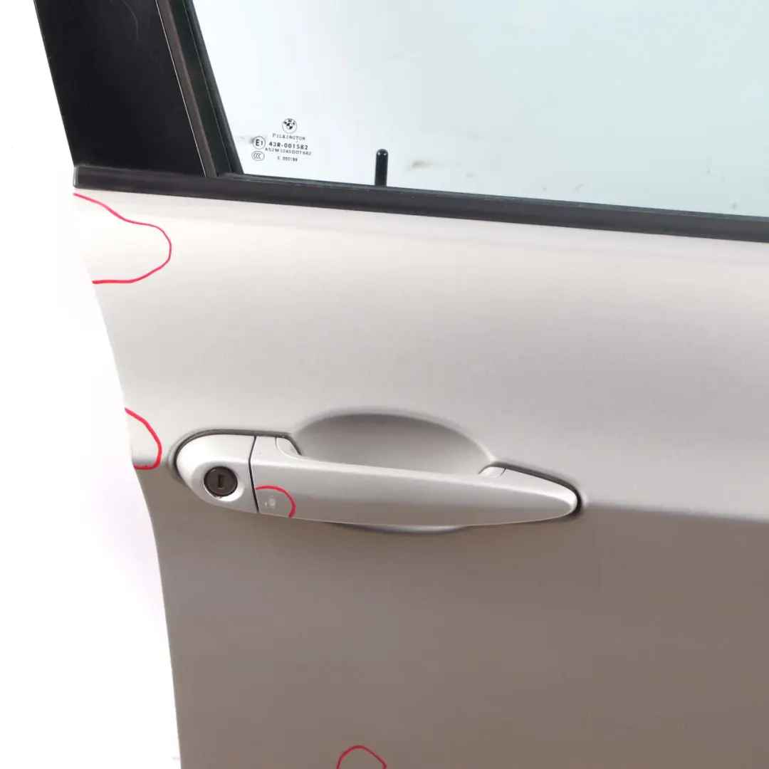 BMW 3 Series E90 E91 Door Front Right O/S Titansilber Silver Metallic - 354 - SKU 7203644-TS2 - Part number 7203644