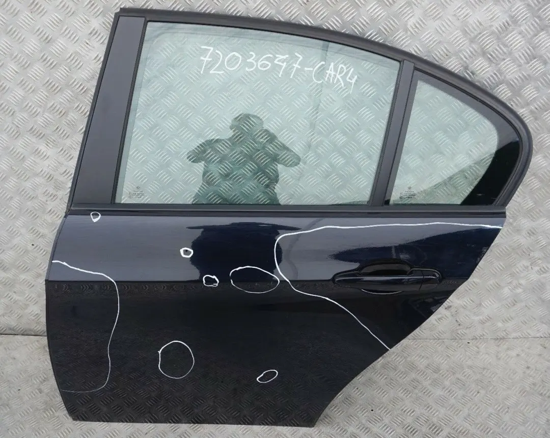 Door Rear Left N/S Carbonschwarz Carbon Black Metallic to BMW 3 SERIES 4 E90 E90N with Part number 7203647 BMW 3 SERIES 4 E90 E90N Door Rear Left N/S Carbonschwarz Carbon Black Metallic - SKU 7203647-CAR4 - Part number 7203647