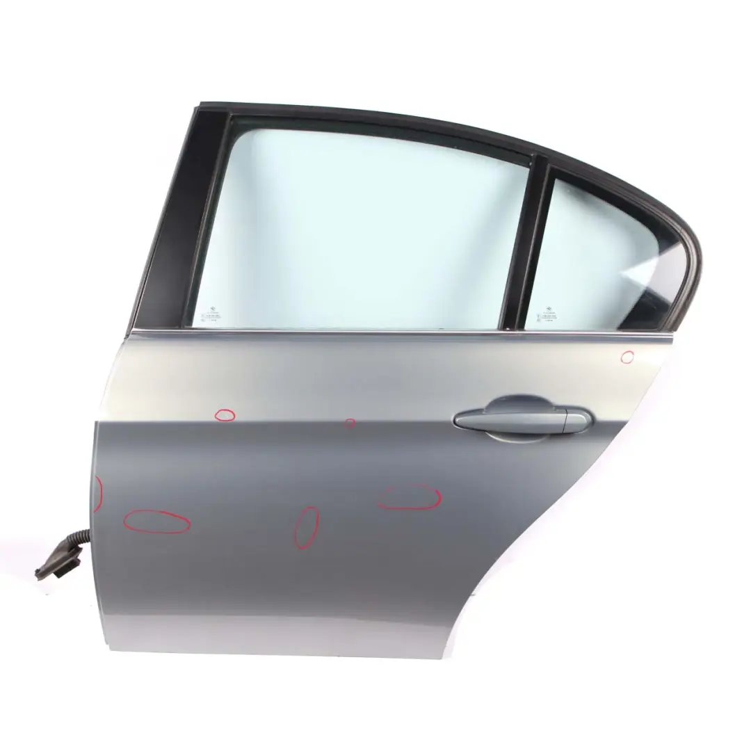 Door Rear Left N/S Arktis Arctic Metallic - A34 to BMW E90 Saloon with Part number 7203647 BMW E90 Saloon Door Rear Left N/S Arktis Arctic Metallic - A34 - SKU 7203647-AM - Part number 7203647