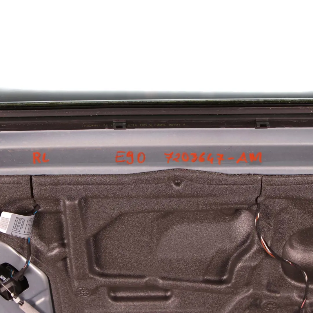 Door Rear Left N/S Arktis Arctic Metallic - A34 to BMW E90 Saloon with Part number 7203647 BMW E90 Saloon Door Rear Left N/S Arktis Arctic Metallic - A34 - SKU 7203647-AM - Part number 7203647