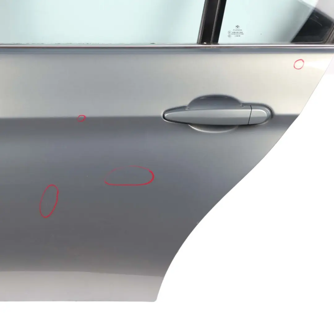 BMW E90 Saloon Door Rear Left N/S Arktis Arctic Metallic - A34 - SKU 7203647-AM - Part number 7203647