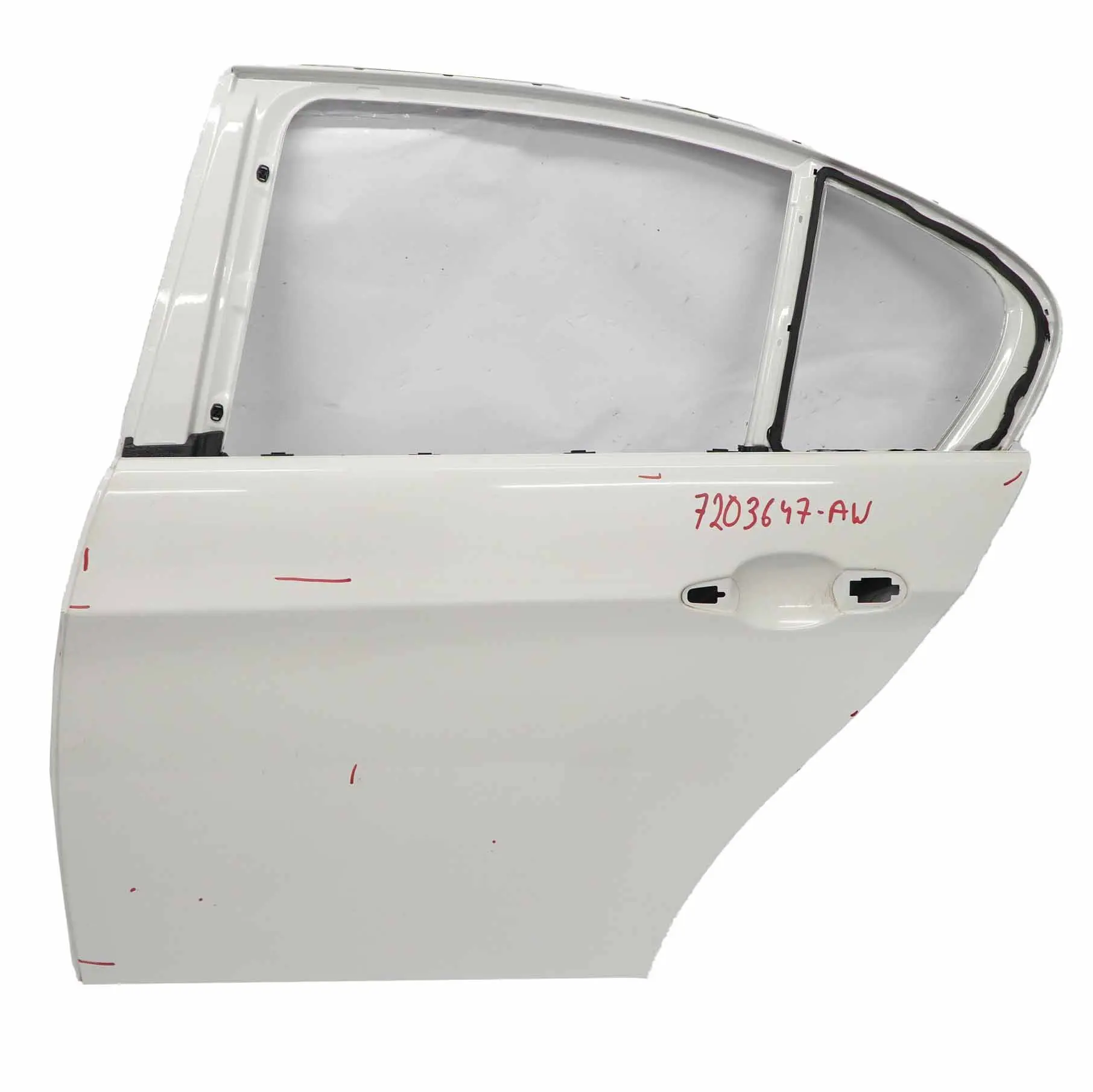 BMW E90 Porte Arriere Gauche Blanc des Alpes Alpin Blanc - 300