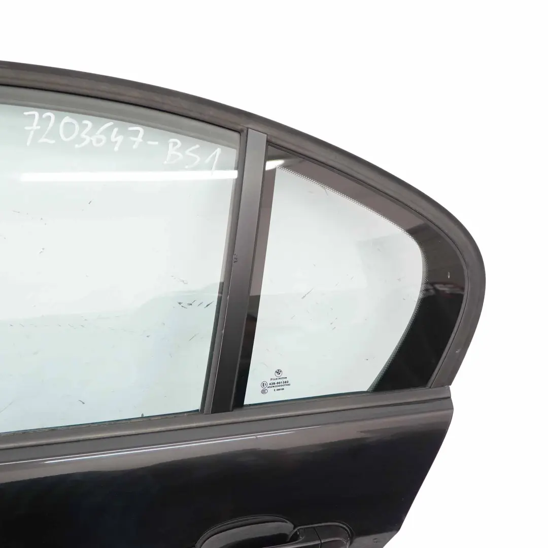 BMW E90 Saloon Porte Arrière Gauche Noir Saphir Métallisé - 475 - SKU 7203647-BS1 - Numéro de pièce 7203647