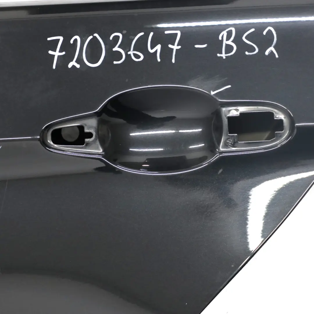 BMW E90 Tür hinten links Schwarz Saphir Metallic - 475 - SKU 7203647-BS2 - Teilenummer 7203647