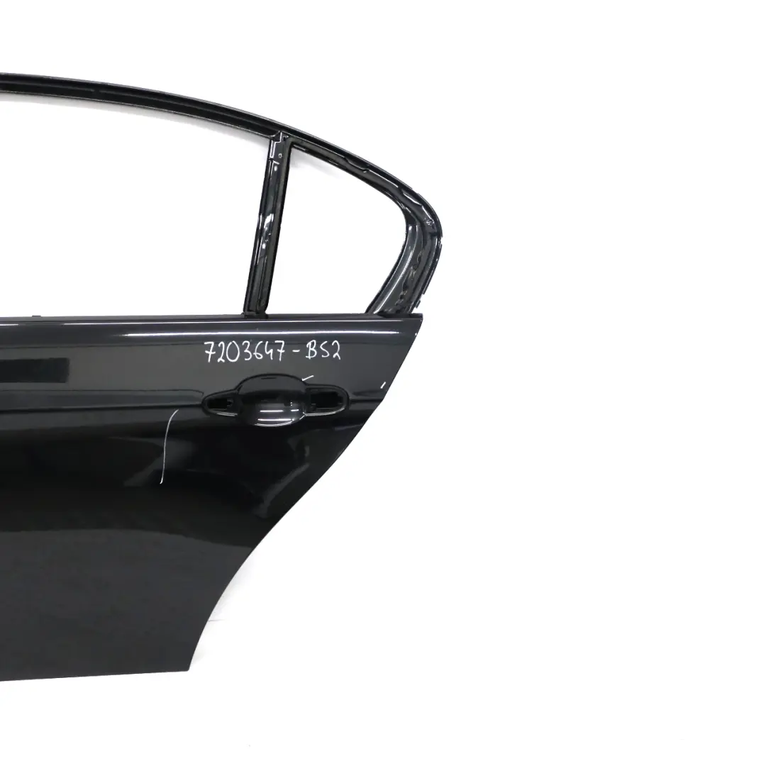 BMW E90 Door Rear Left N/S Black Sapphire Metallic - 475 - SKU 7203647-BS2 - Part number 7203647