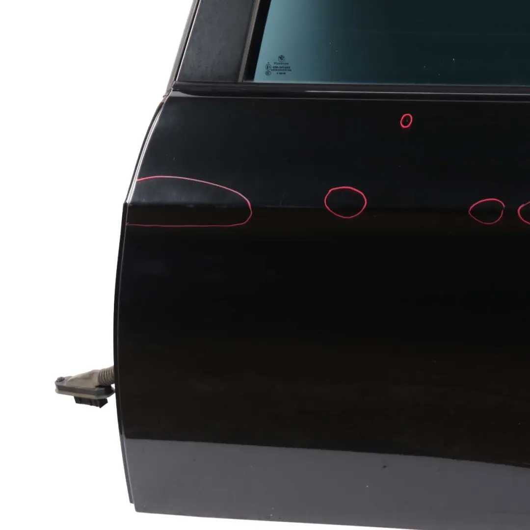 Door Rear Left N/S Black Sapphire Metallic - 475 to BMW 3 Series E90 with Part number 7203647 BMW 3 Series E90 Door Rear Left N/S Black Sapphire Metallic - 475 - SKU 7203647-BS - Part number 7203647