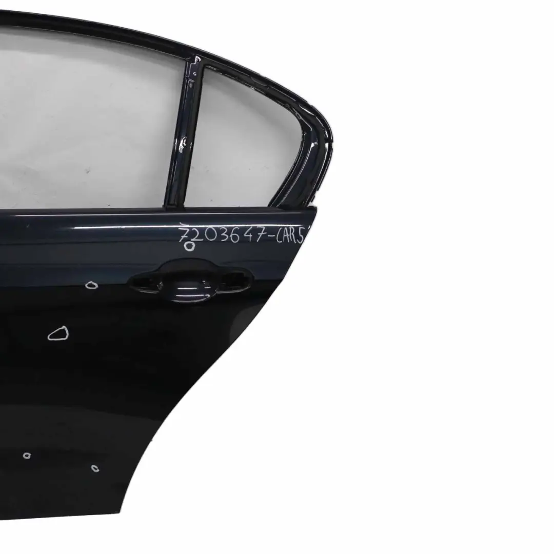 Porta Posteriore Sinistra Nero Carbone Nero Metallizzato - 416 per BMW E90 con numero di parte 7203647 BMW E90 Porta Posteriore Sinistra Nero Carbone Nero Metallizzato - 416 - SKU 7203647-CAR5 - Numero di parte 7203647