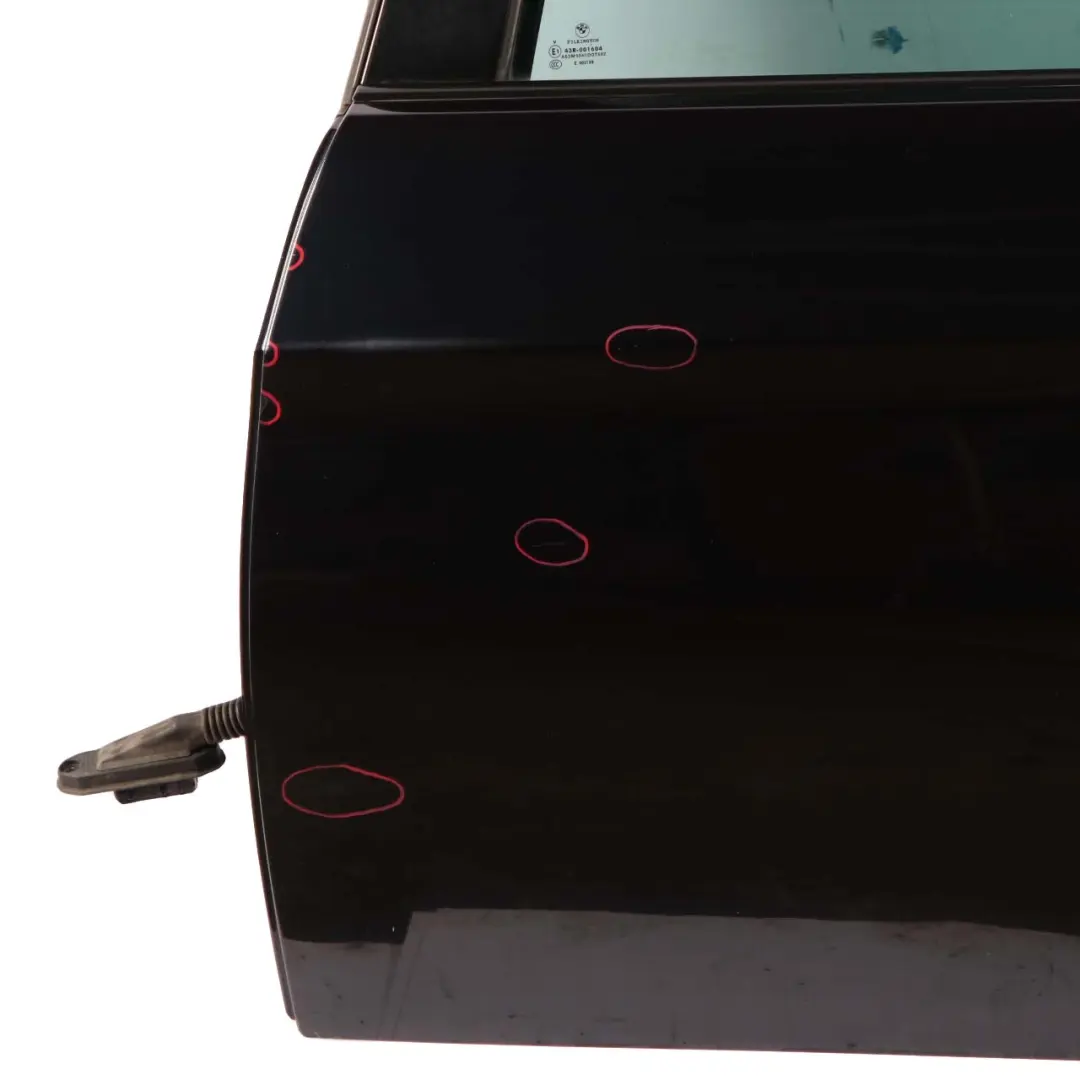 Door Rear Left N/S Carbonschwarz Carbon Black Metallic - 416 to BMW E90 with Part number 7203647 BMW E90 Door Rear Left N/S Carbonschwarz Carbon Black Metallic - 416 - SKU 7203647-CAR6 - Part number 7203647