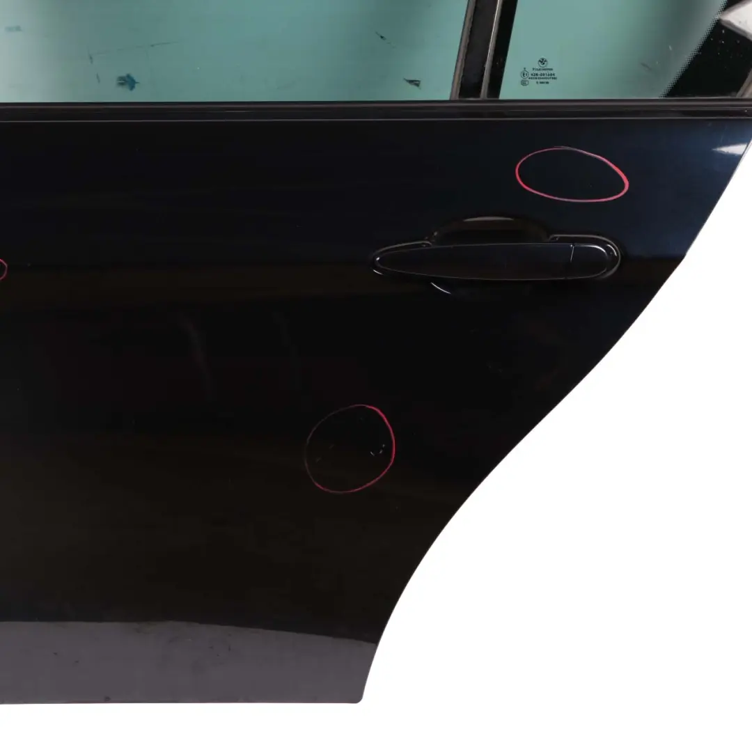 Door Rear Left N/S Carbonschwarz Carbon Black Metallic - 416 to BMW E90 with Part number 7203647 BMW E90 Door Rear Left N/S Carbonschwarz Carbon Black Metallic - 416 - SKU 7203647-CAR6 - Part number 7203647
