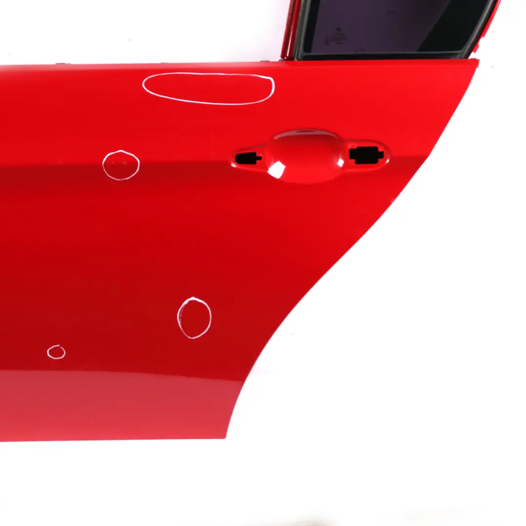 Door Rear Left N/S Karmesinrot Crimson Red - A61 to BMW E90 with Part number 7203647 BMW E90 Door Rear Left N/S Karmesinrot Crimson Red - A61 - SKU 7203647-KAR2 - Part number 7203647