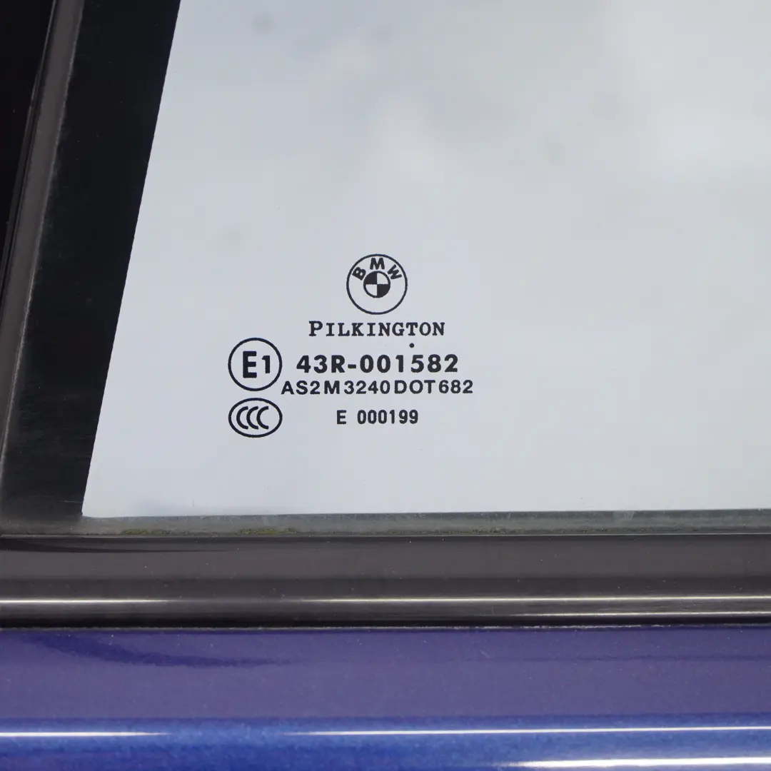 BMW E90 Saloon Door Rear Left N/S Le Mans Blue Blau Metallic - 381 - SKU 7203647-LMB1 - Part number 7203647