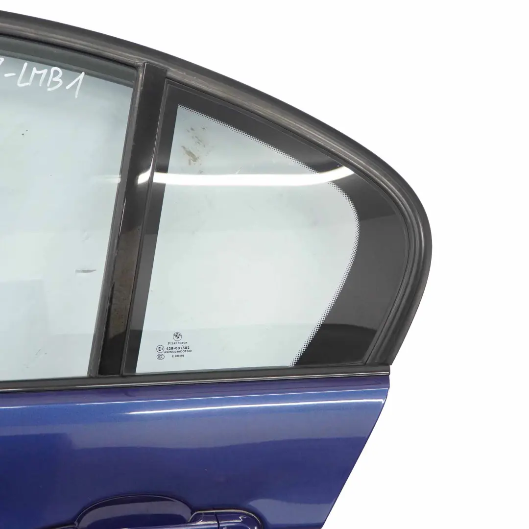 BMW E90 Saloon Door Rear Left N/S Le Mans Blue Blau Metallic - 381 - SKU 7203647-LMB1 - Part number 7203647