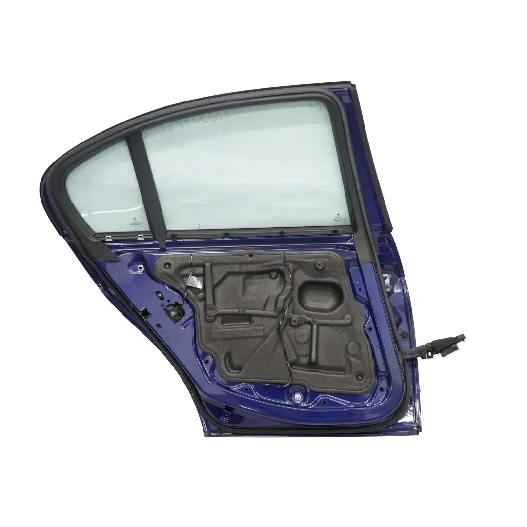 Door Rear Left N/S Le Mans Blau Blue Metallic - 381 to BMW 3 E90 with Part number 7203647 BMW 3 E90 Door Rear Left N/S Le Mans Blau Blue Metallic - 381 - SKU 7203647-LMB2 - Part number 7203647