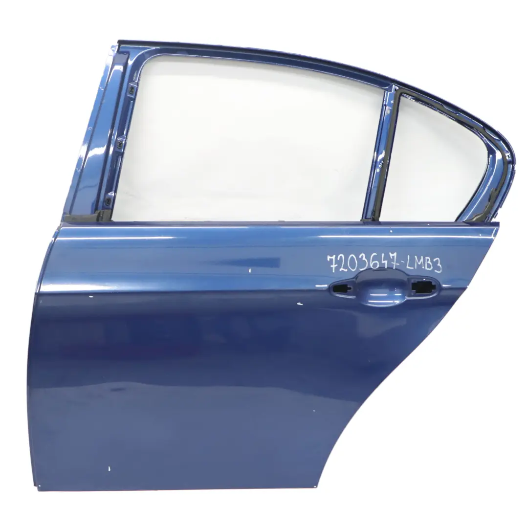 BMW E90 Saloon Door Rear Left N/S Le Mans Blue Blau Metallic - 381 - SKU 7203647-LMB3 - Part number 7203647