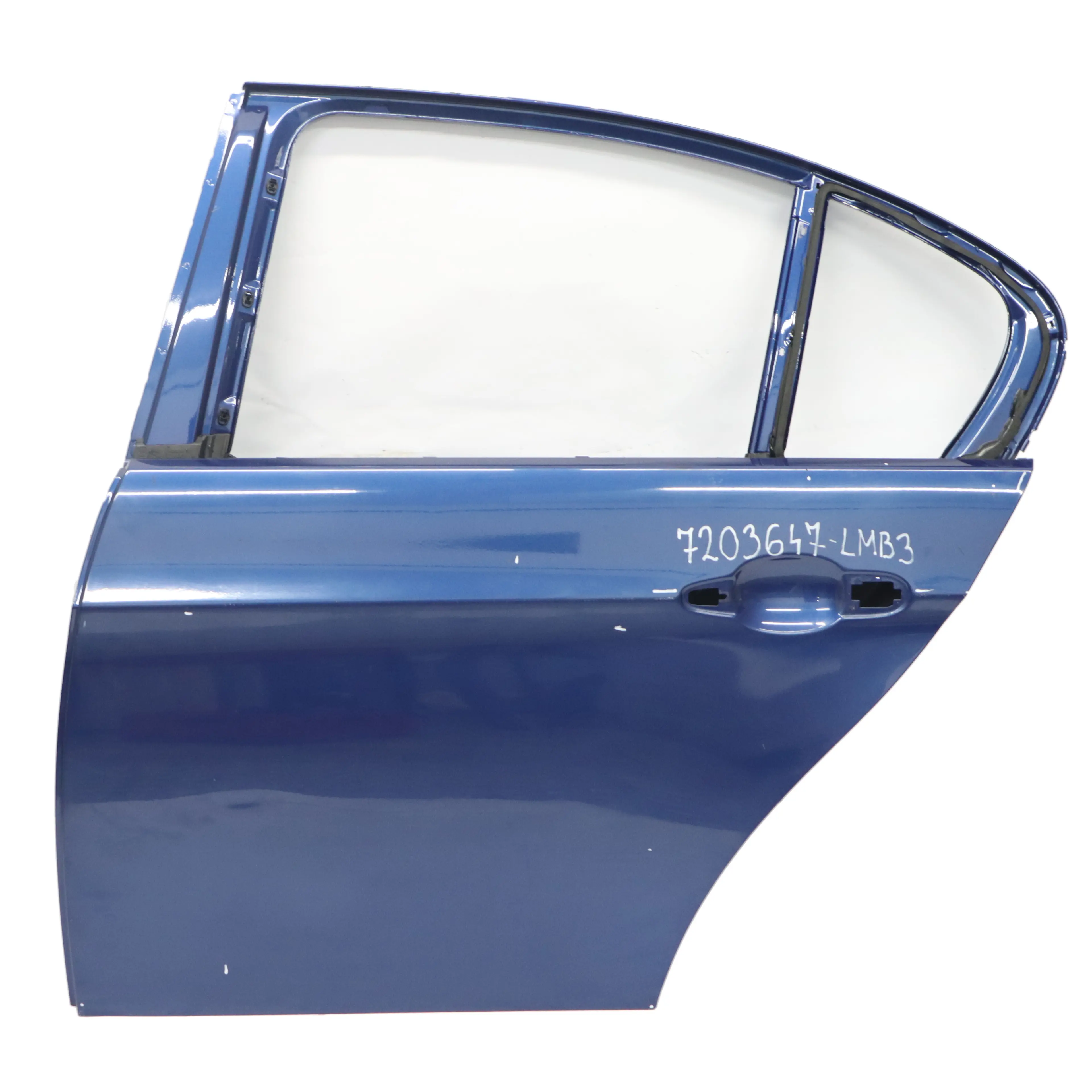 BMW E90 Berlina Puerta Trasera Izquierda Le Mans Azul Blau Metalizado - 381