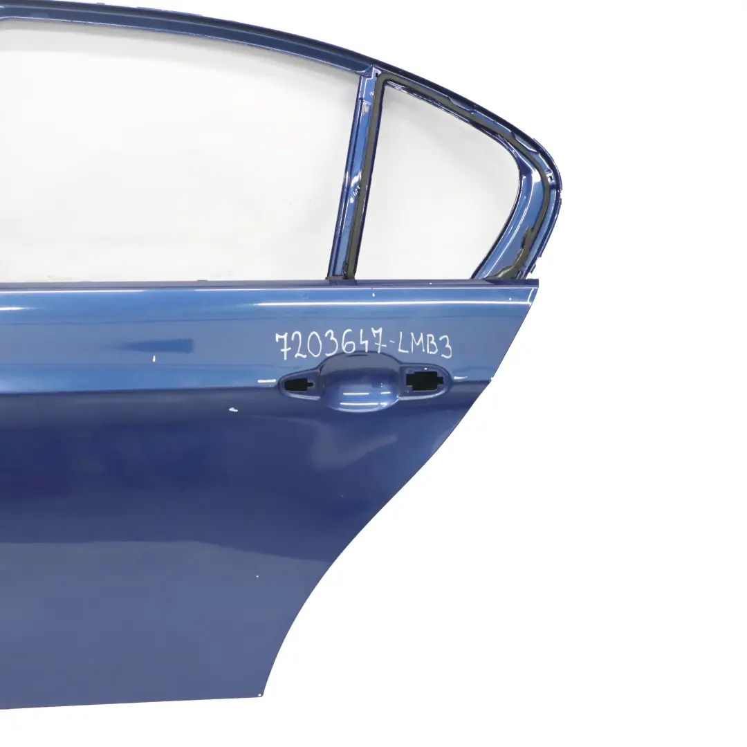 BMW E90 Berlina Puerta Trasera Izquierda Le Mans Azul Blau Metalizado - 381 - SKU 7203647-LMB3 - Número de pieza 7203647
