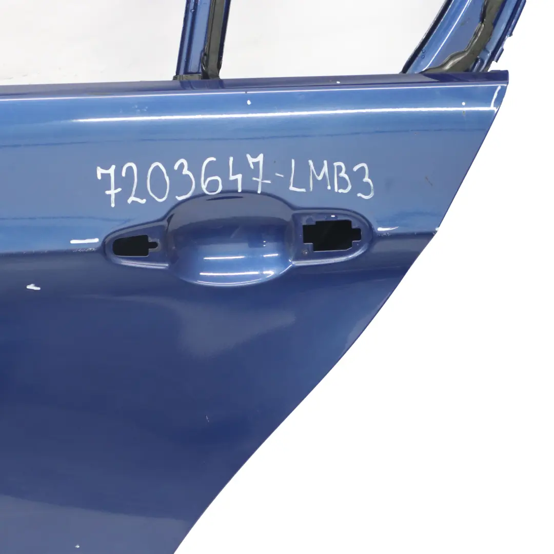 BMW E90 Berlina Puerta Trasera Izquierda Le Mans Azul Blau Metalizado - 381 - SKU 7203647-LMB3 - Número de pieza 7203647