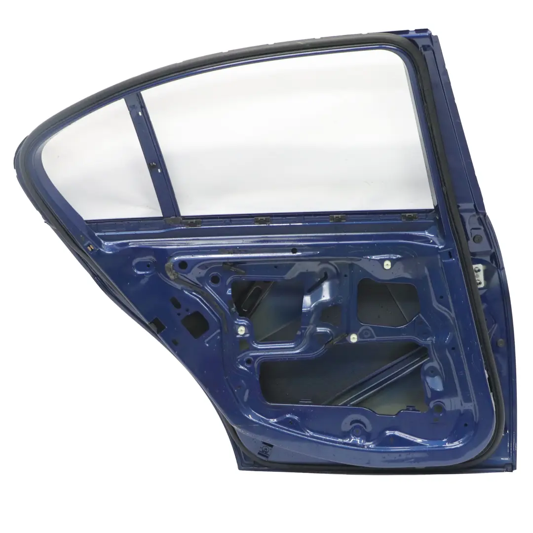 BMW E90 Limousine Tür hinten links Le Mans Blau Blau Metallic - 381 - SKU 7203647-LMB3 - Teilenummer 7203647