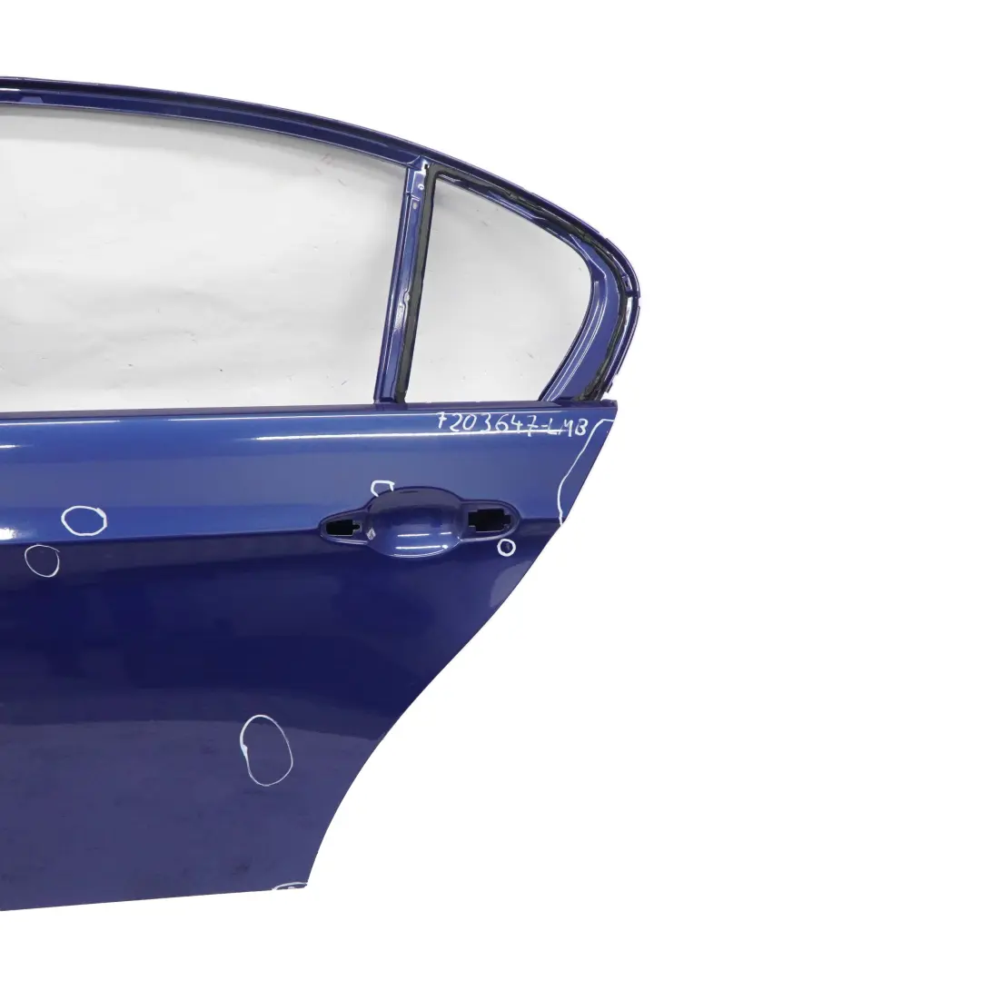 BMW 3 Series E90 Door Rear Left N/S Le Mans Blue Blau Metallic - 381 - SKU 7203647-LMB - Part number 7203647