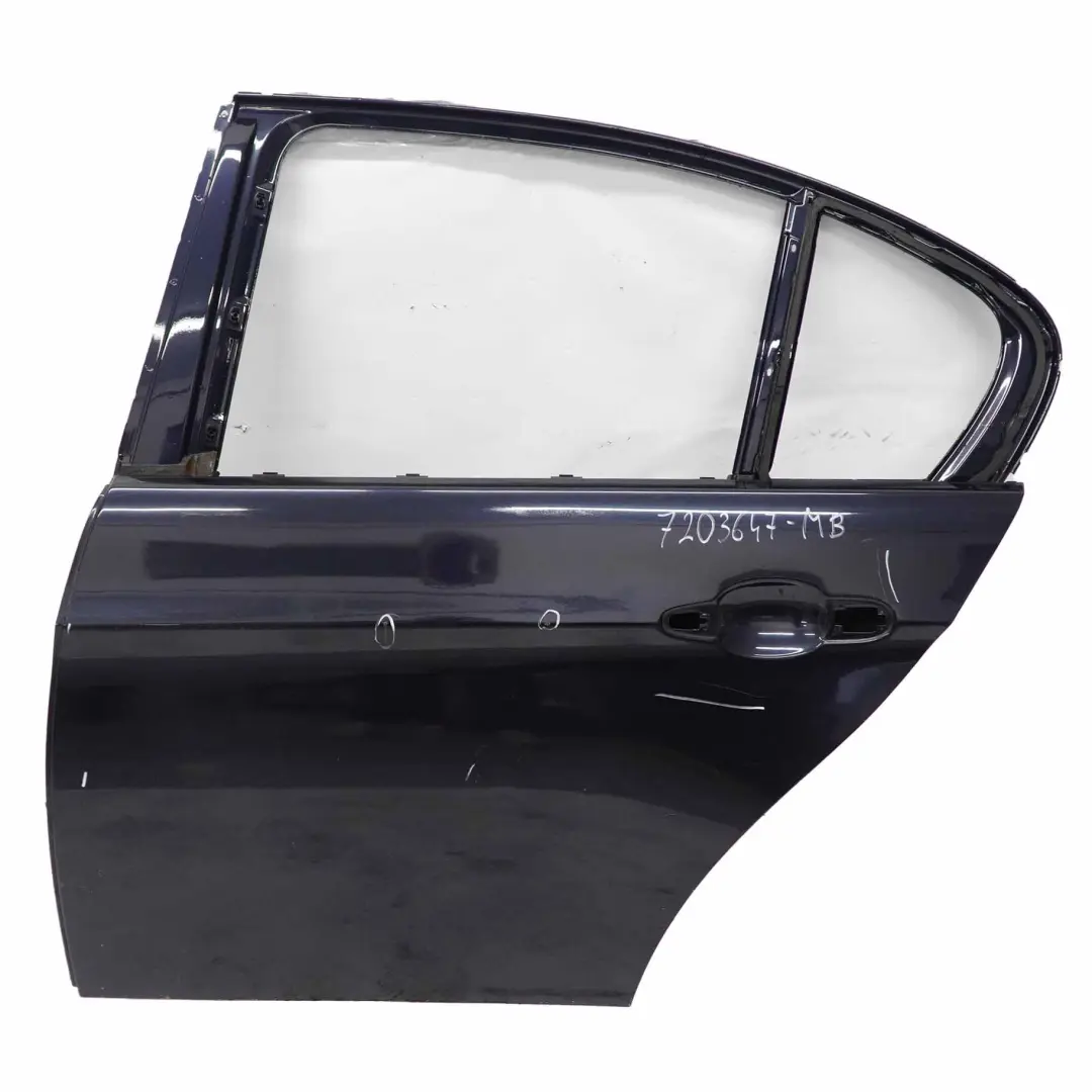 BMW E90 Door Rear Left N/S Monacoblau Monaco Blau Blue Metallic - A35 - SKU 7203647-MB - Part number 7203647
