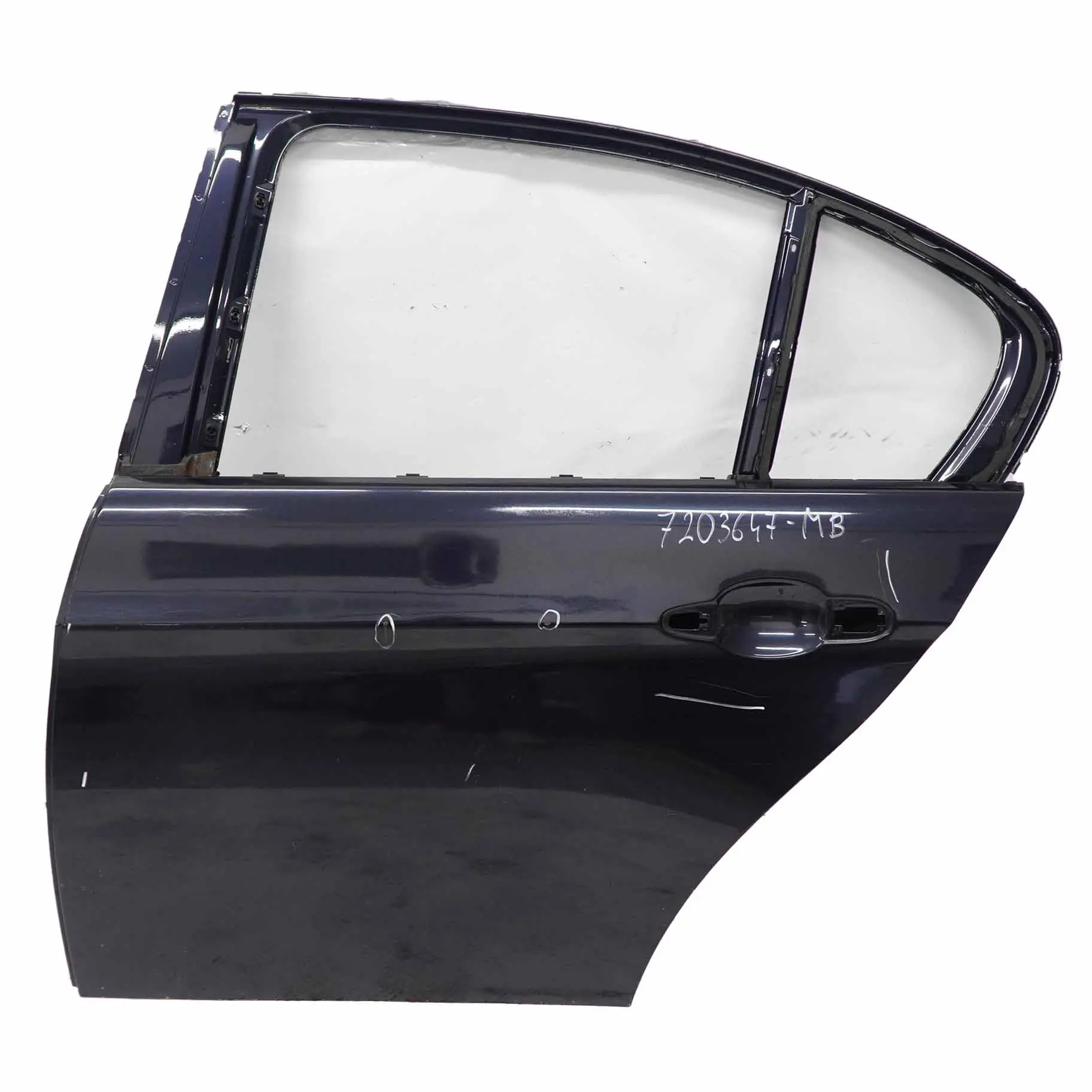 BMW E90 Puerta Trasera Izquierda Monacoblau Monaco Blau Azul Metalizado - A35