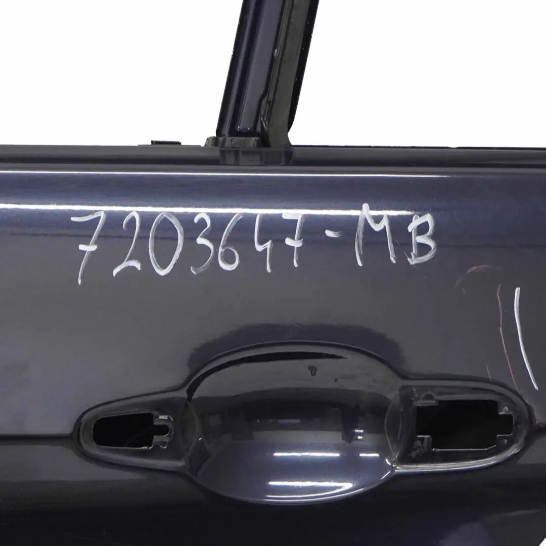 BMW E90 LCI Tür hinten links Monacoblau Blau Metallic - A35 - SKU 7203647-MB - Teilenummer 7203647