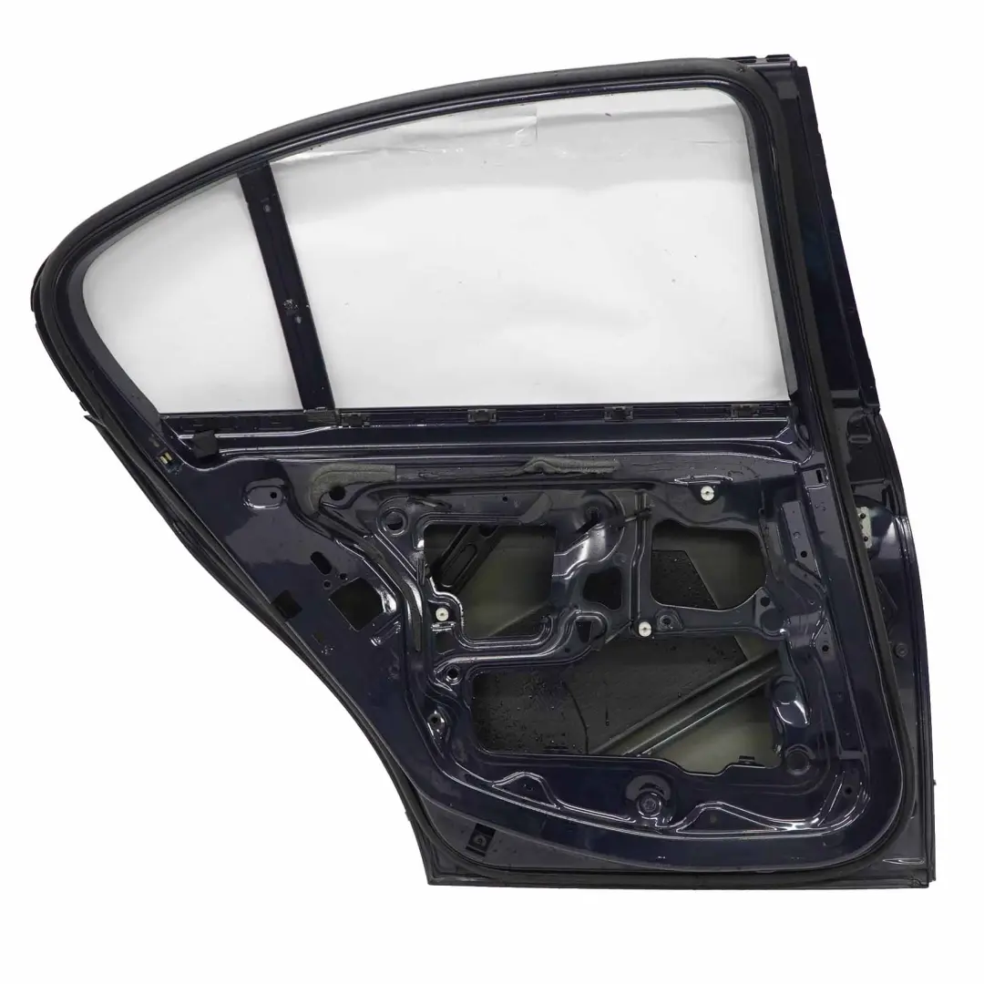 Door Rear Left N/S Monacoblau Monaco Blau Blue Metallic - A35 to BMW E90 with Part number 7203647 BMW E90 Door Rear Left N/S Monacoblau Monaco Blau Blue Metallic - A35 - SKU 7203647-MB - Part number 7203647
