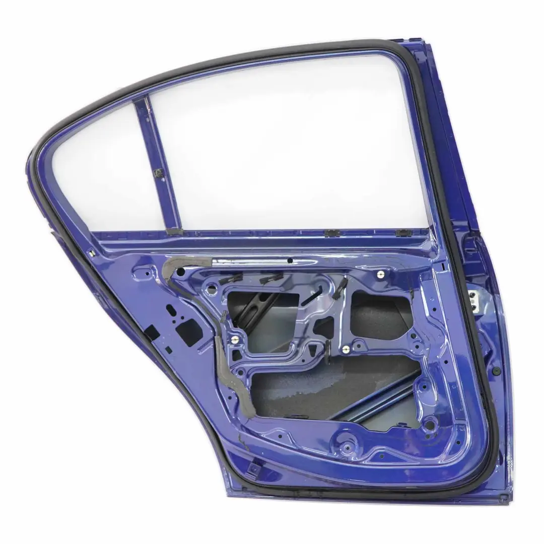Door Rear Left N/S Montegoblau Montego Blau Blue - A51 to BMW E90 with Part number 7203647 BMW E90 Door Rear Left N/S Montegoblau Montego Blau Blue - A51 - SKU 7203647-MTB2 - Part number 7203647