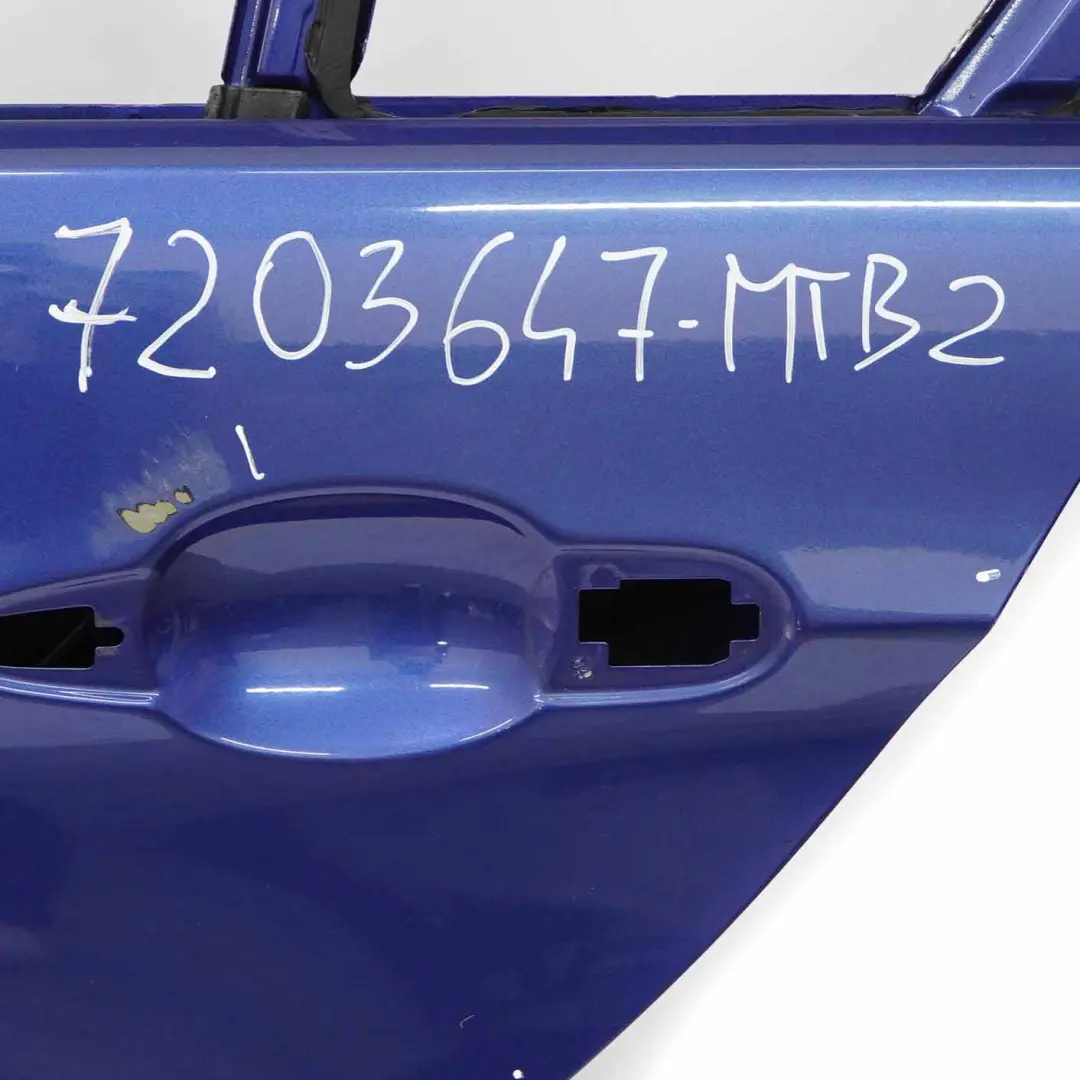 Porta posteriore sinistra Montegoblau Montego Blau Blu - A51 per BMW E90 con numero di parte 7203647 BMW E90 Porta posteriore sinistra Montegoblau Montego Blau Blu - A51 - SKU 7203647-MTB2 - Numero di parte 7203647