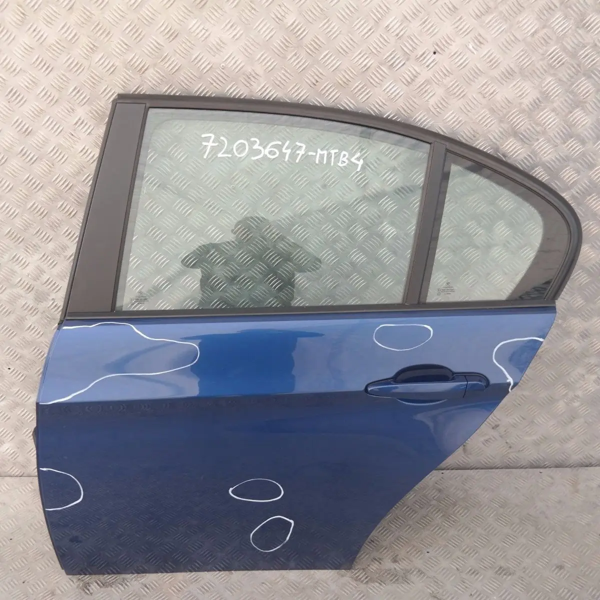 BMW 3 SERIES 4 E90 E90N LCi Door Rear Left N/S Montegoblau Montego Blau Blue