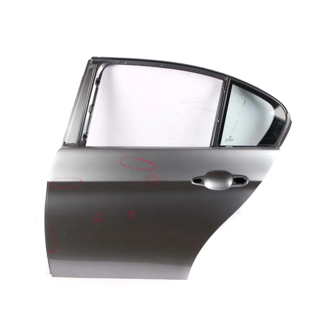 Door Rear Left N/S Spacegrau Space Grey Metallic - A52 to BMW E90 with Part number 7203647 BMW E90 Door Rear Left N/S Spacegrau Space Grey Metallic - A52 - SKU 7203647-SCG - Part number 7203647