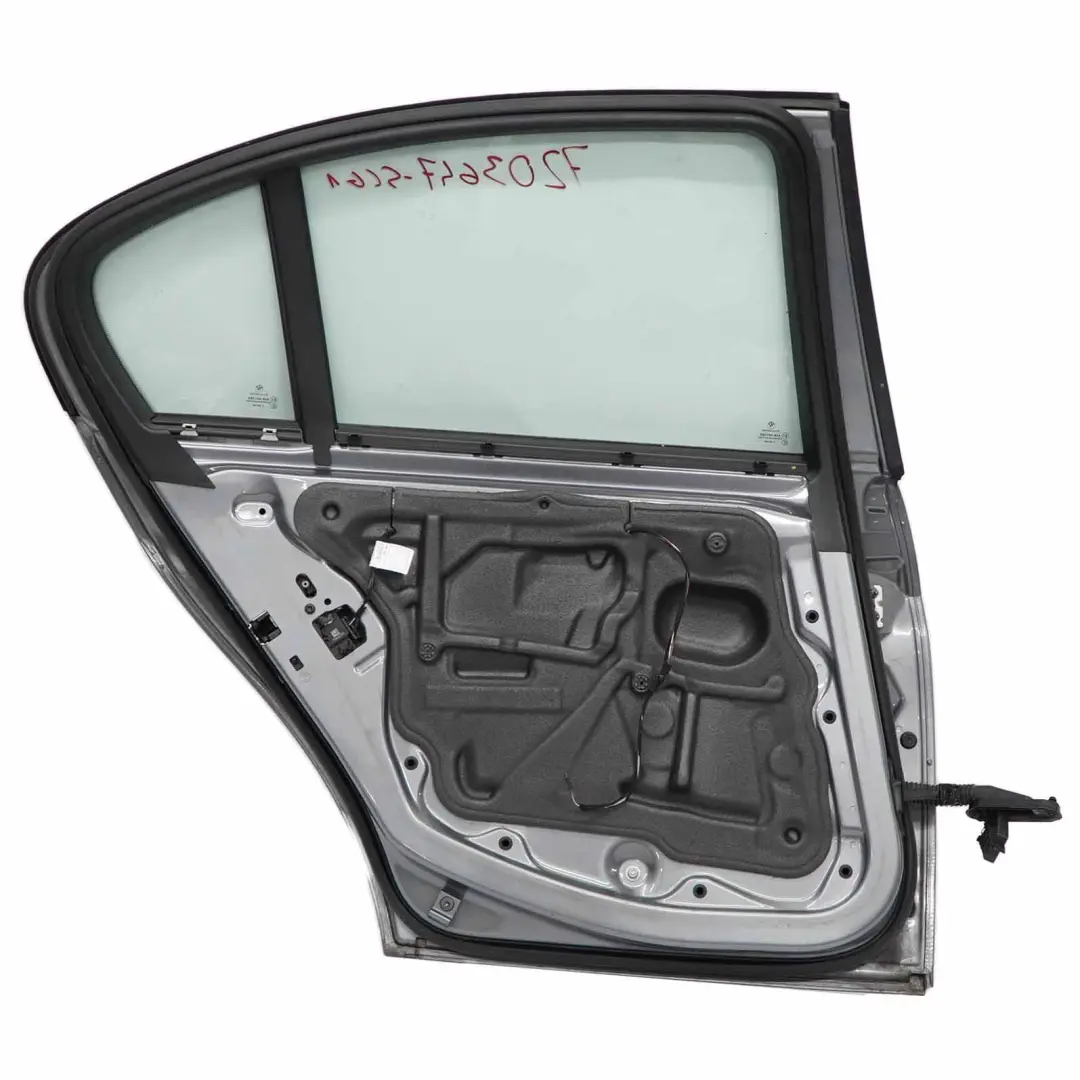 Door Rear Left N/S Spacegrau Space Grey Metallic - A52 to BMW E90 with Part number 7203647 BMW E90 Door Rear Left N/S Spacegrau Space Grey Metallic - A52 - SKU 7203647-SCG1 - Part number 7203647