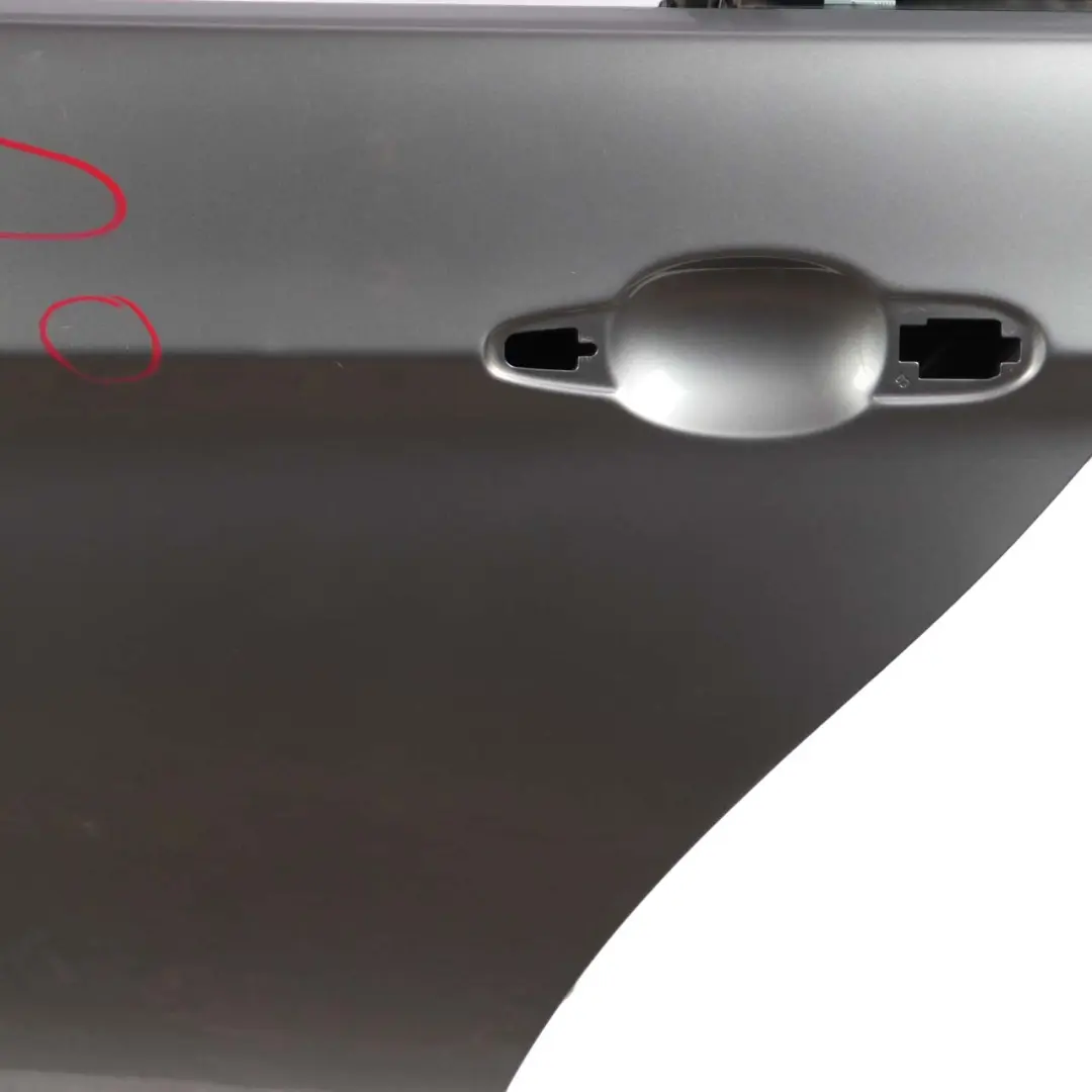 Door Rear Left N/S Spacegrau Space Grey Metallic - A52 to BMW E90 with Part number 7203647 BMW E90 Door Rear Left N/S Spacegrau Space Grey Metallic - A52 - SKU 7203647-SCG - Part number 7203647