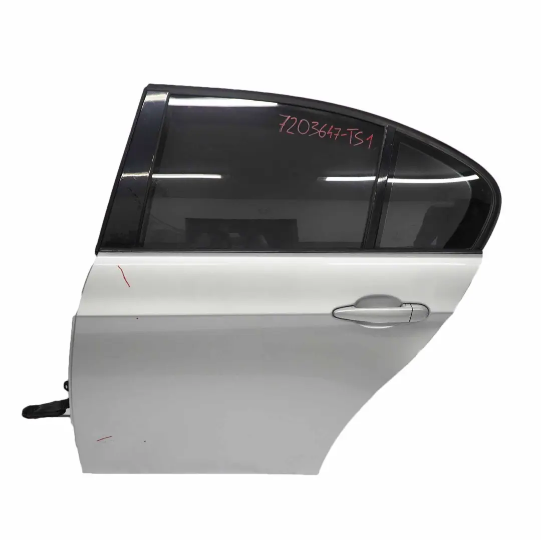 BMW E90 Door Rear Left N/S Titansilber Titan Silver Metallic - 354 - SKU 7203647-TS1 - Part number 7203647