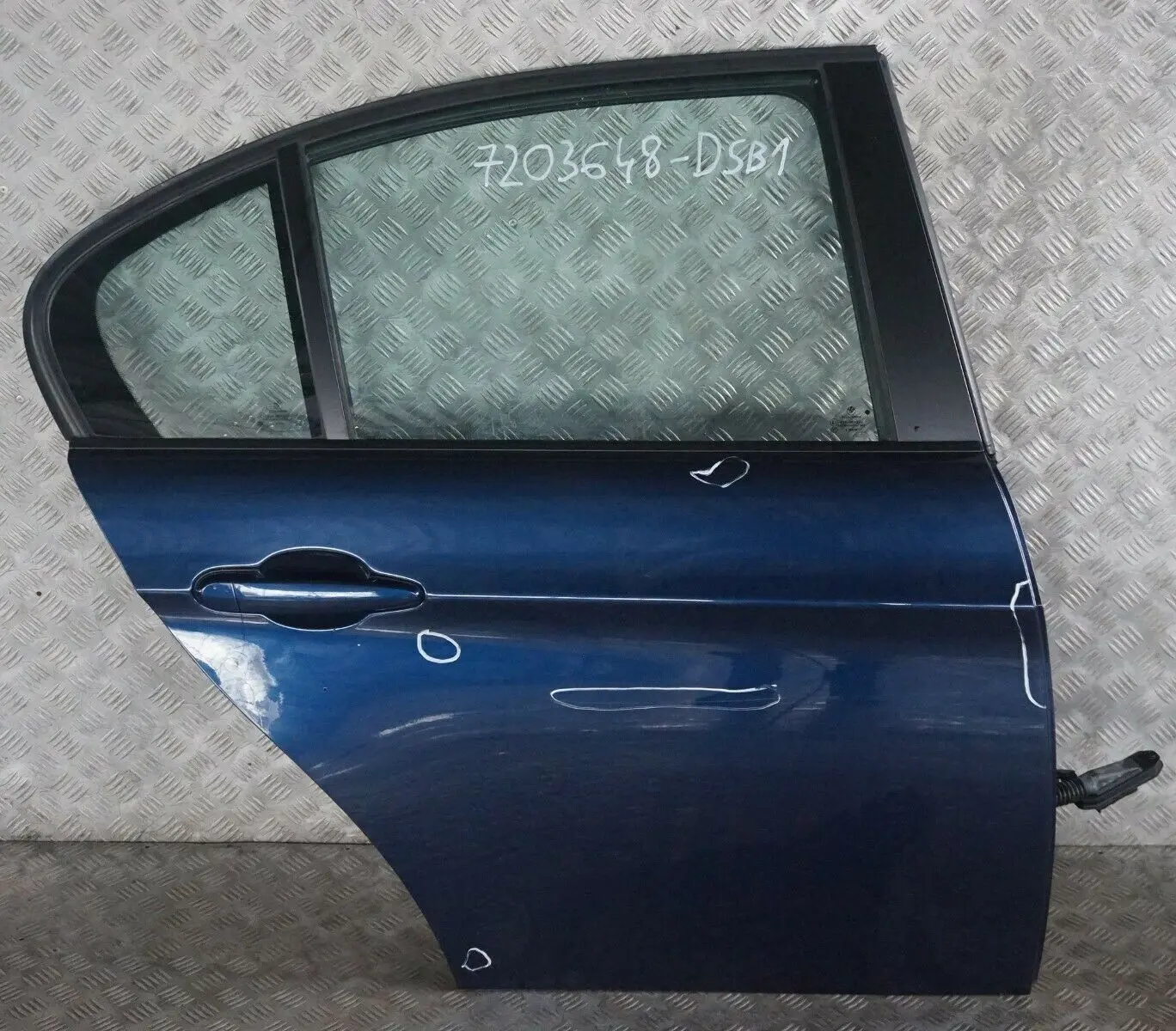 BMW 3 Series E90 1 Door Rear Right O/S Tiefseeblau Deep Sea Blue Metallic - A76