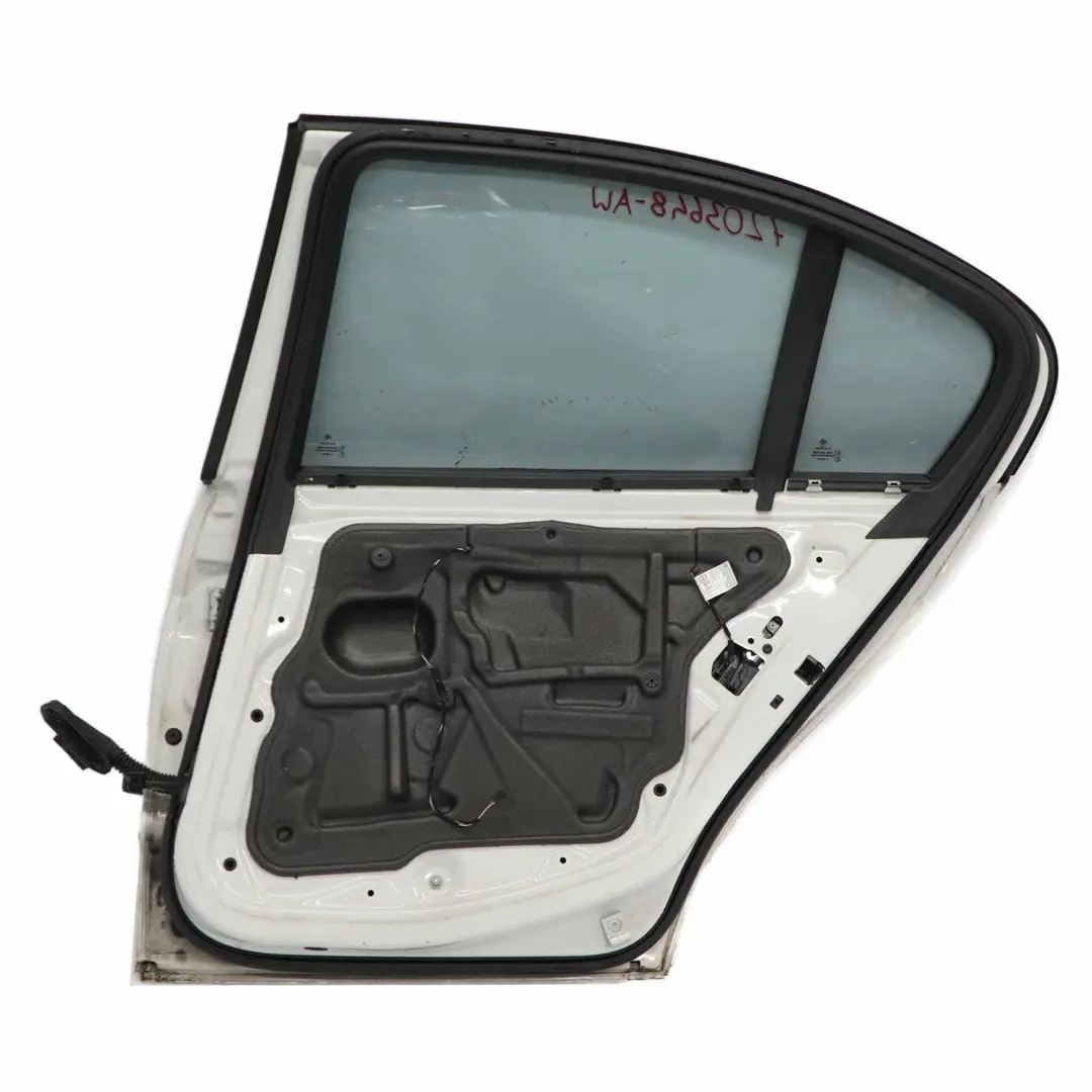 Puerta Trasera Derecha Alpinweiss Blanco Alpino - 300 para BMW E90 con número de pieza 7203648 BMW E90 Puerta Trasera Derecha Alpinweiss Blanco Alpino - 300 - SKU 7203648-AW - Número de pieza 7203648