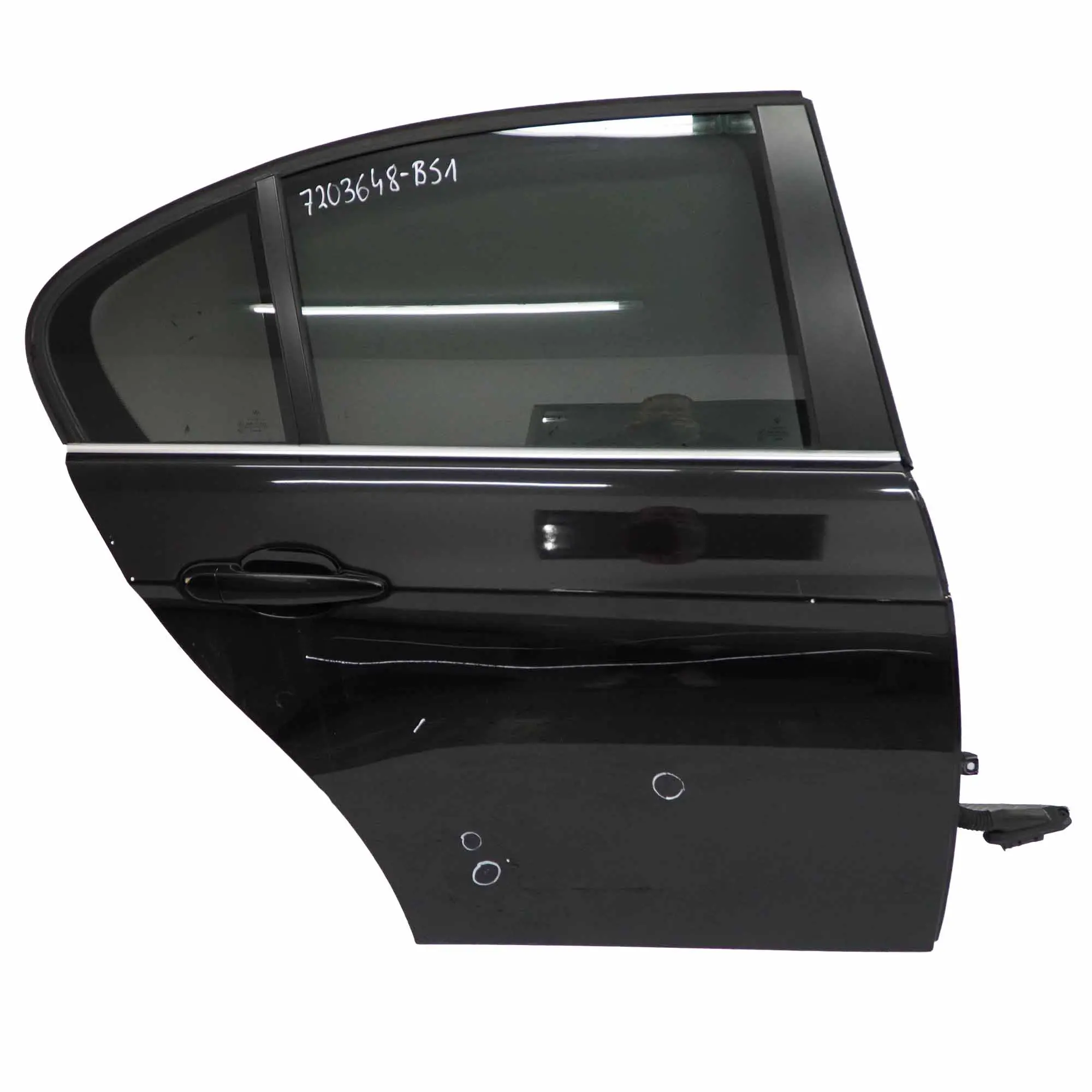 BMW E90 Berlina Puerta Trasera Derecha Zafiro Negro Metalizado - 475