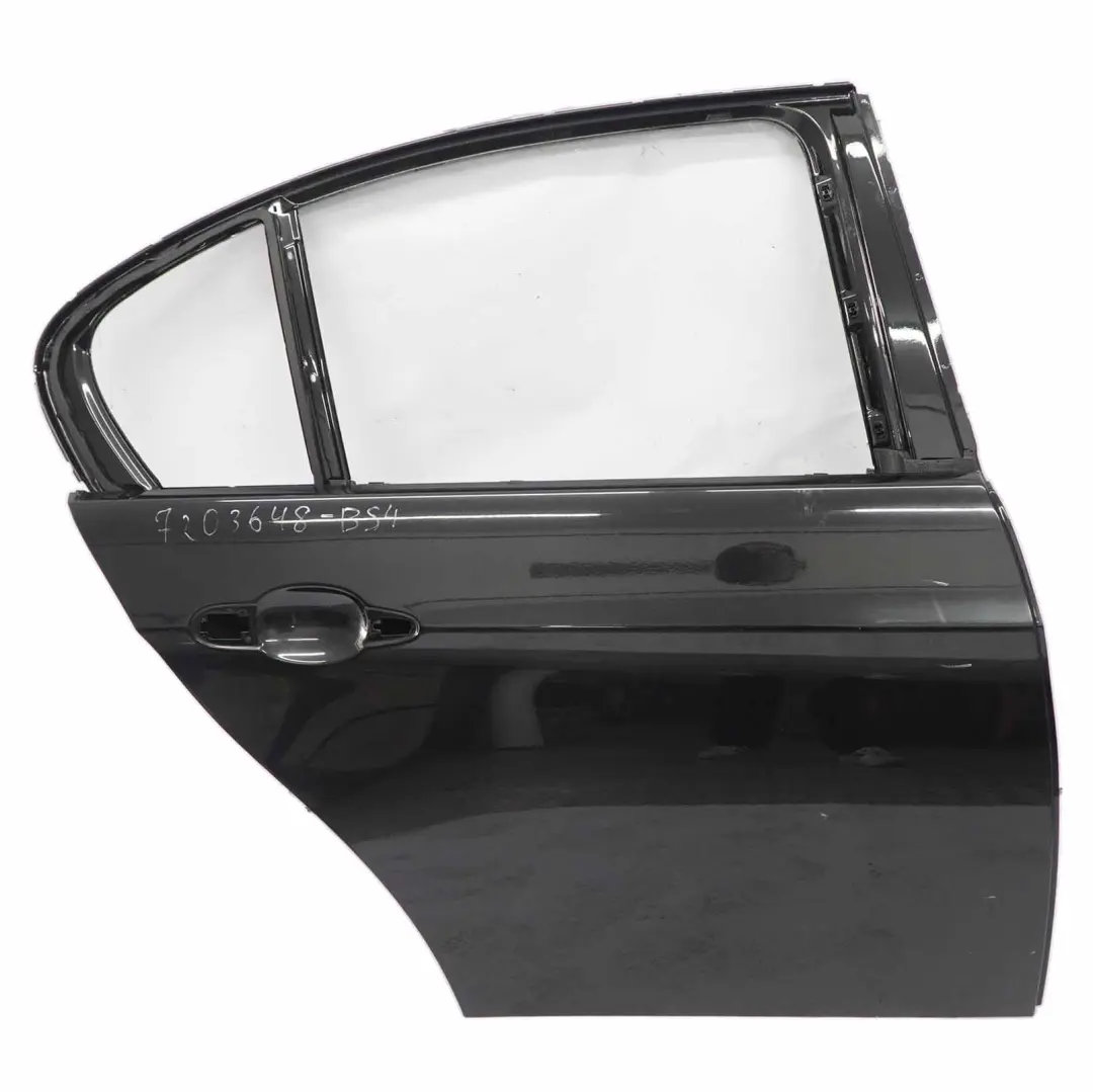 BMW E90 Porte Arrière Droite Black Sapphire Noir Saphir Métallisé - 475 - SKU 7203648-BS4 - Numéro de pièce 7203648